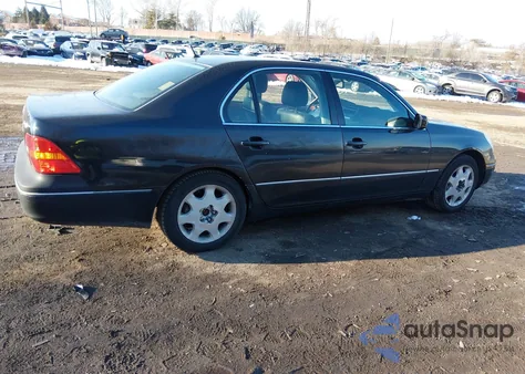 2003 Lexus Ls 430 from USA, damaged, VIN JTHBN30F830113665